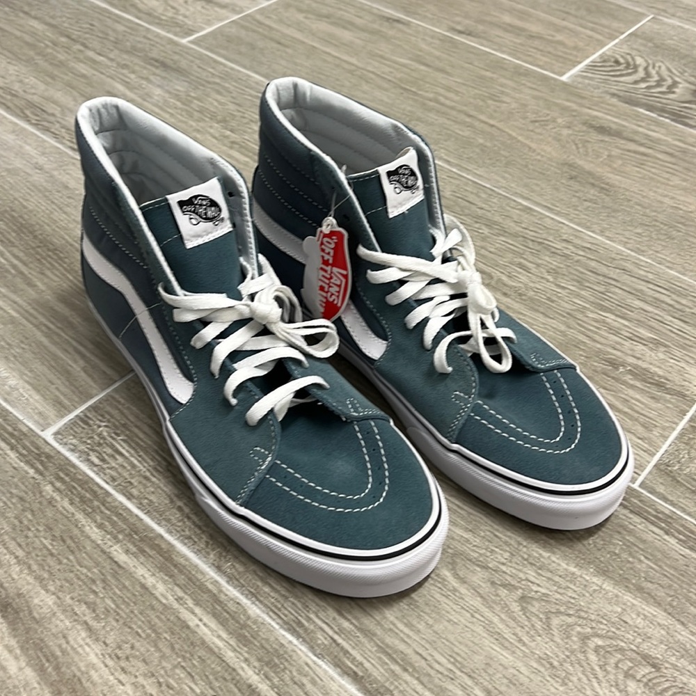 NWOB Men's Vans Sk8-Hi, Color Theory Stormy Weather, Men’s Size 11.5